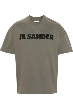 Jil Sander Playera con logo estampado