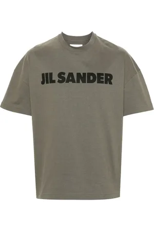 Jil Sander Playera con logo estampado