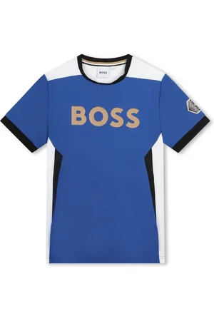 HUGO BOSS Playera manga corta con logo estampado