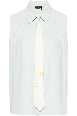 Elisabetta Franchi Blusa Jeannie sin mangas