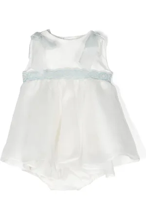 LA STUPENDERIA Vestido de seda con cinturón