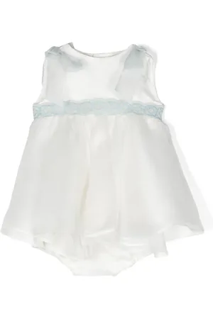 LA STUPENDERIA Vestido de seda con cinturón