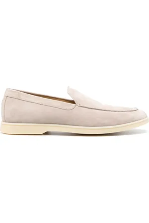 HENDERSON BARACCO Mocasines de gamuza con logo bordado