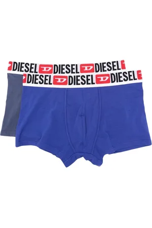 Diesel Set de dos bóxeres con logo en la pretina