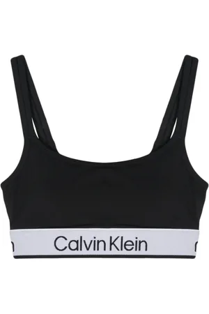  Calvin Klein Brasier tipo bralette con cuello en V y