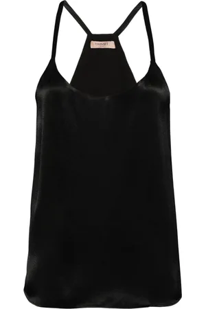 Twin-Set Top sin mangas satinado
