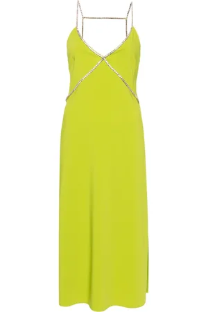 Liu Jo Vestido midi con tirantes de strass