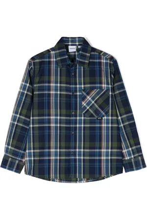 Aspesi Camisa con cuadros estampados