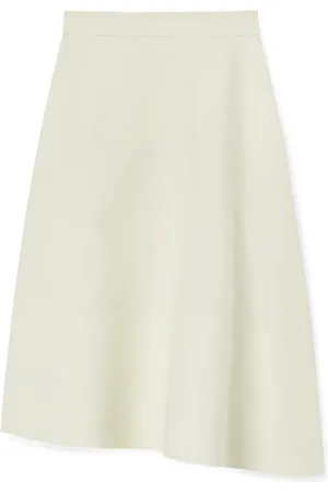 Jil Sander Falda midi con diseño asimétrico