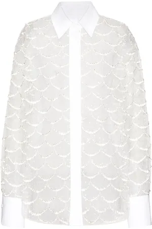 VALENTINO GARAVANI Camisa Tulle Illusione