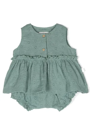 TEDDY & MINOU Conjunto de vestido con bordado inglés