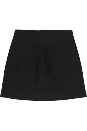 Jil Sander Falda corta de canalé fino