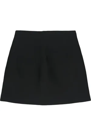 Jil Sander Falda corta de canalé fino