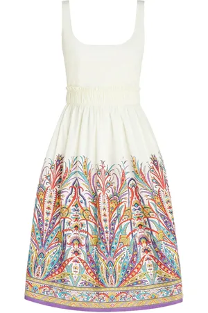 Etro Vestido midi con diseño estampado