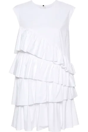 Msgm Vestido con detalle de volantes