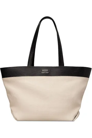Ami Tote con paneles y placa del logo