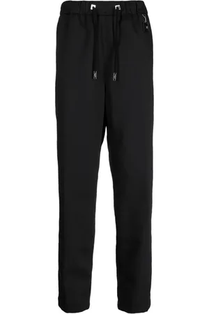 WOOYOUNGMI Pantalones tapered con cordones en la pretina