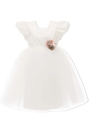 Tulleen Vestido de tul con aplique de flor