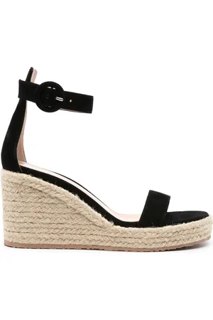 Gianvito Rossi Sandalias con cuña de 90mm
