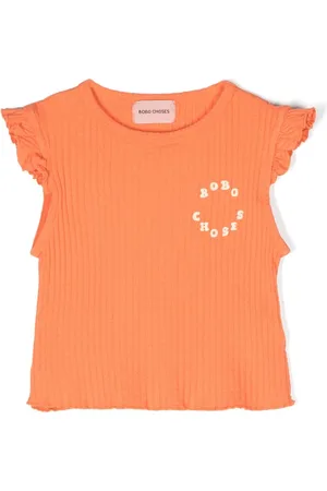 Bobo Choses Playera con logo y volantes