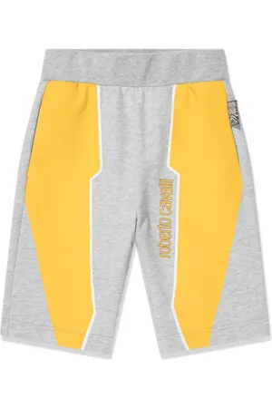 Roberto Cavalli Shorts deportivos con diseño color block