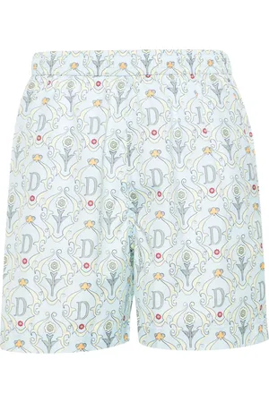 Drôle de Monsieur Shorts de playa con logo estampado