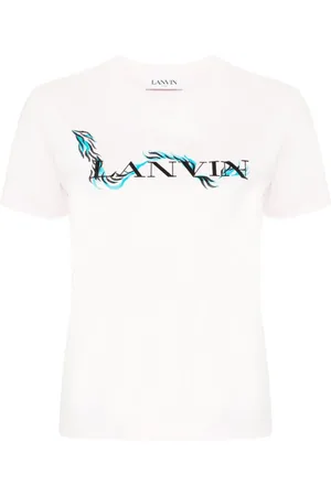 Lanvin Playera con logo estampado