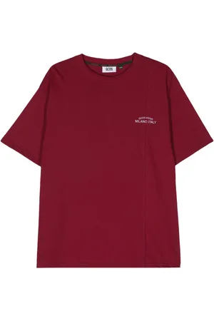 GCDS Playera con logo bordado