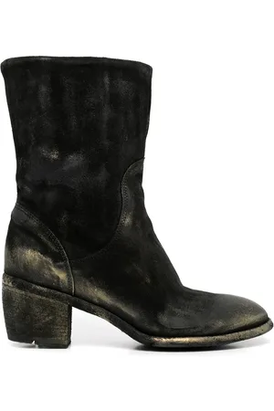 Madison.Maison Botas de media pierna con efecto metalizado