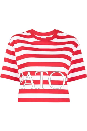 Patou Playera con rayas estampadas