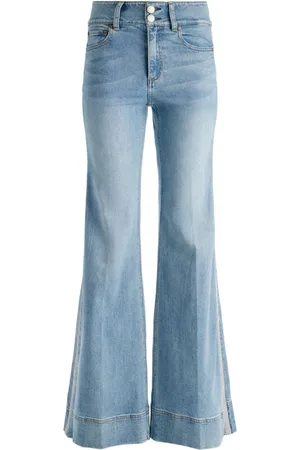 ALICE+OLIVIA Jeans Missa con detalles de cristal