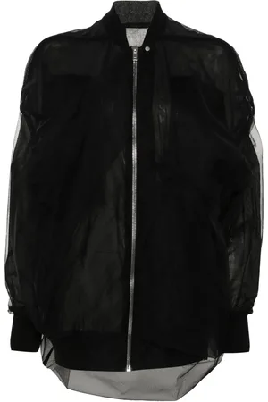 Rick Owens Abrigo con capa de tul