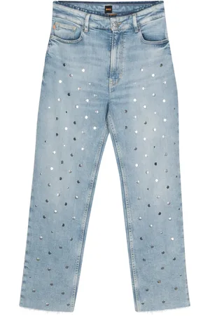 HUGO BOSS Jeans tapered con apliques