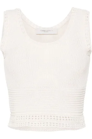 Golden Goose Camiseta de crochet