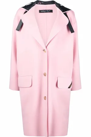 Lanvin Abrigo con capucha y botones