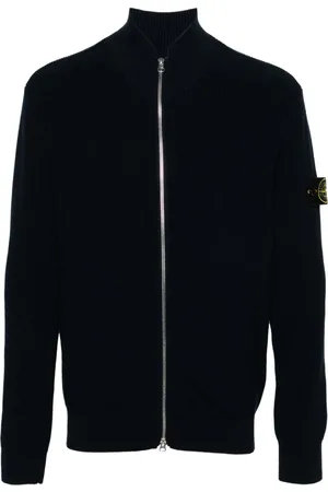 Stone Island Cárdigan tejido con motivo Compass