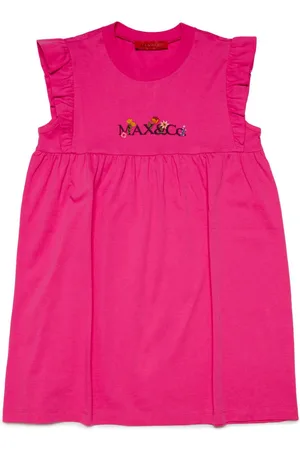 MAX&Co. Kids Vestido con logo bordado
