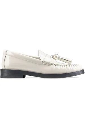 Jimmy Choo Mocasines Addie con detalle de perlas
