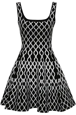 Maje Vestido corto con motivo en jacquard