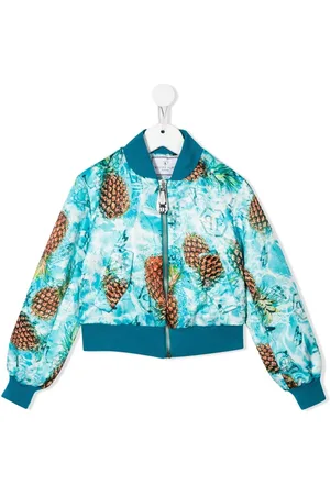 Philipp Plein Chamarra bomber con piñas estampadas
