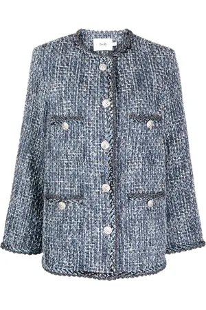 B+AB Chamarra de tweed con botones