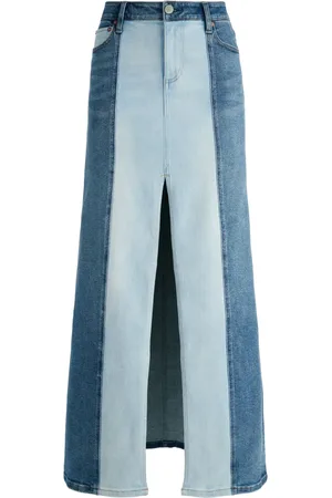 ALICE+OLIVIA Falda corta Rye de mezclilla