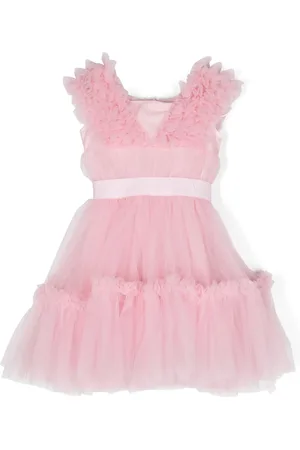 MONNALISA Vestido con franjas del logo