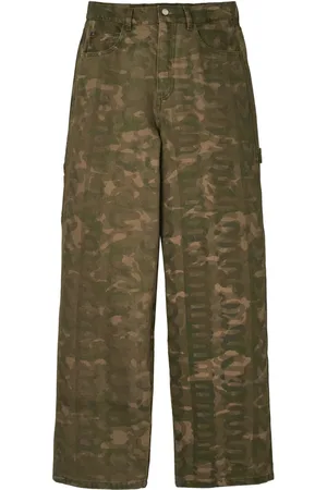 Marc Jacobs Jeans anchos con estampado militar