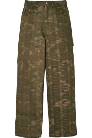 Marc Jacobs Jeans anchos con estampado militar