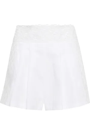 ERMANNO SCERVINO Shorts con aplique de encaje
