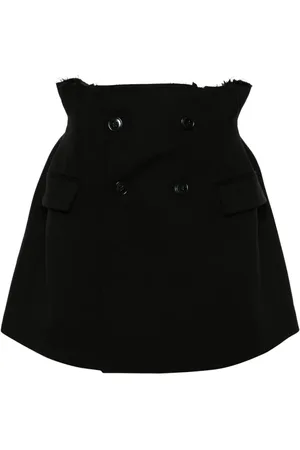 Vetements Falda corta con doble botonadura