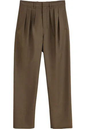 LEMAIRE Pantalones de vestir rectos con tiro alto