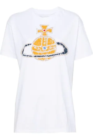 Vivienne Westwood Playera Orb con logo estampado