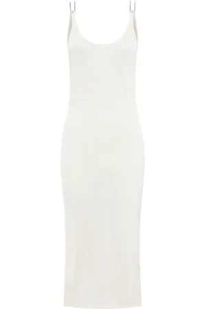 DION LEE Vestido midi con espalda abierta